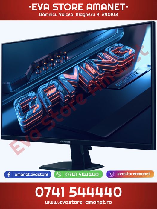 Monitor Gaming GIGABYTE 27” FullHD IPS 1ms 165 Hz HDR FreeSync