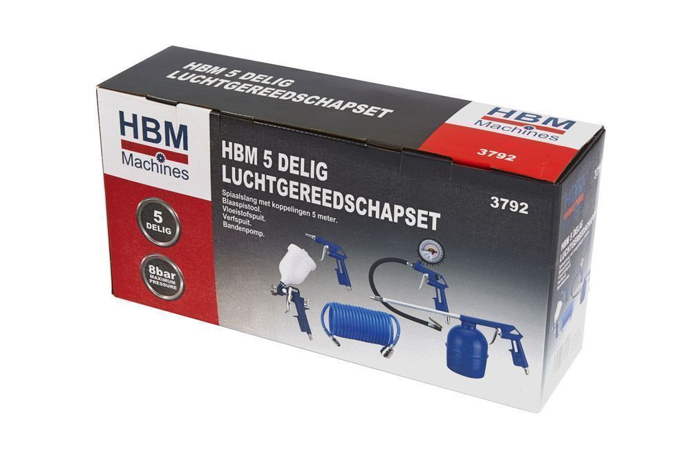 set 5 accesorii pentru compresor hbm