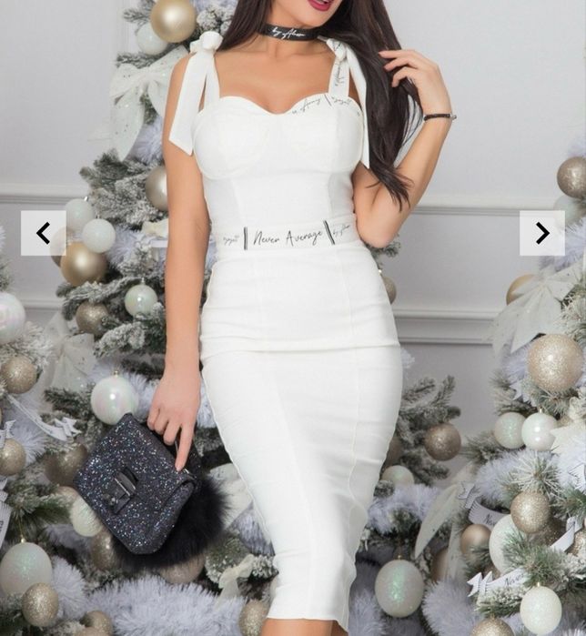 Рокля   ALESSA /Бяла