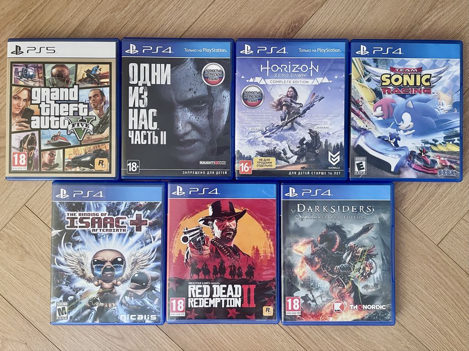 Игры для PS4 / PS5 (оригинальные диски)