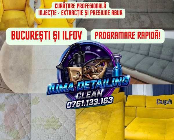 Curățare Profesională Tapiterii Textile Piele și Igienizare Canapele, Saltele, Fotolii  Scaune Auto – Deplasare la Domiciliu - Ozonificare gratuita!