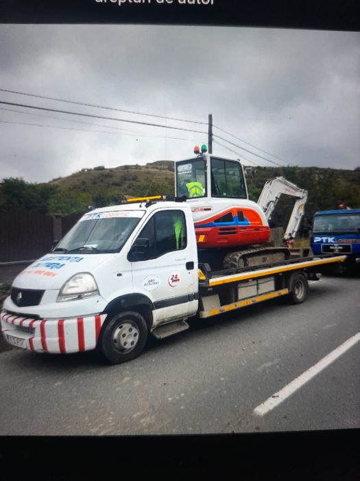 Transport utilaje bobkat mini excavator stivuitor