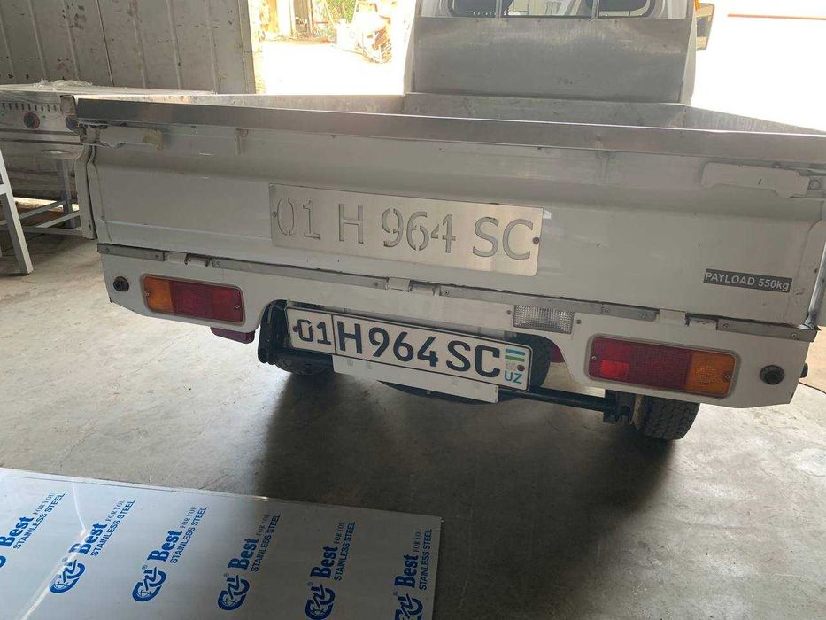 Номерные знаки из нержавеющей стали для грузовых автомобилей