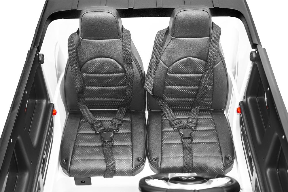 Masinuta electrica Kinderauto Mercedes G63 XXL 4x4 PREMIUM #Alb