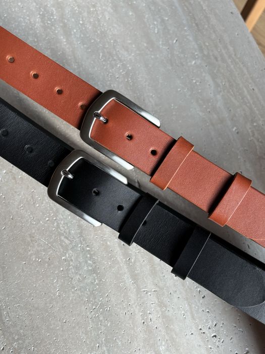 Curea din piele naturala Full grain cu catarama de inox Handmade 100%