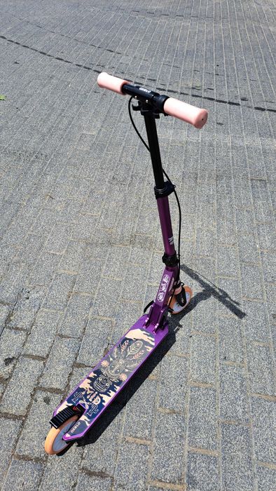 Trotinetă cu Suspensii şi Frâne pe Ghidon Mid 5 Violet Copii