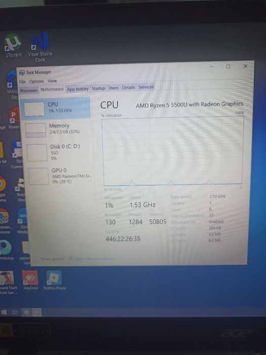 Acer aspire 3 | ryzen 5 5500U