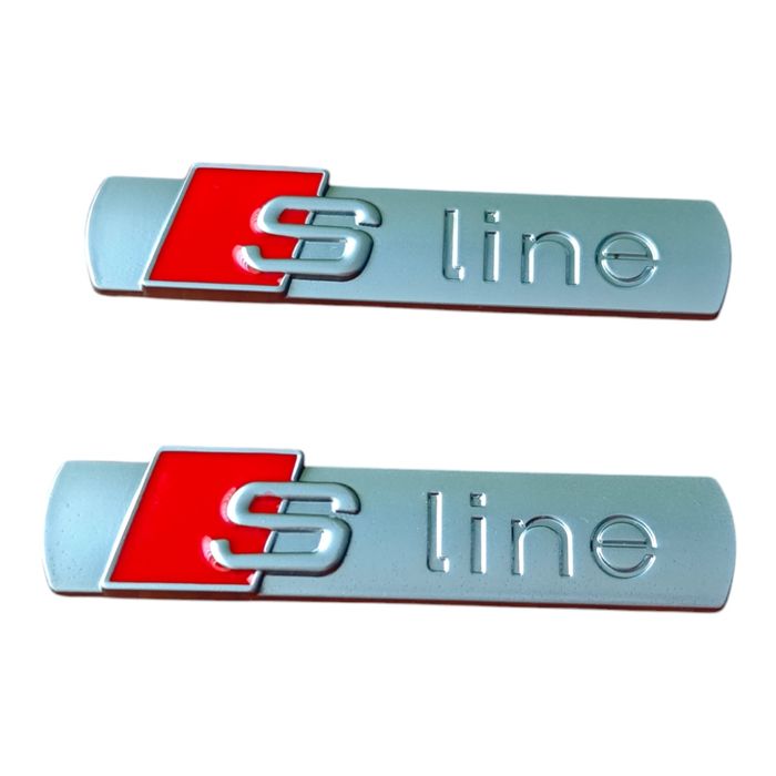 S-line емблема табелка надпис за Ауди AUDI A3 A4 A5 A6 A7 A8 Q3 Q5 Q7