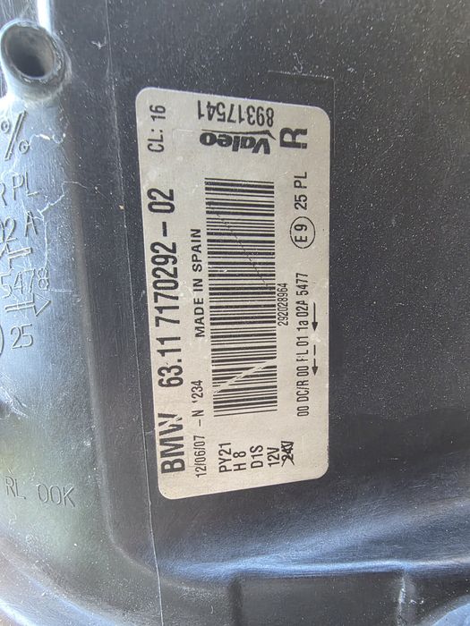 Фар xenon BMW 1 E87 ,BMW3 E90 E91