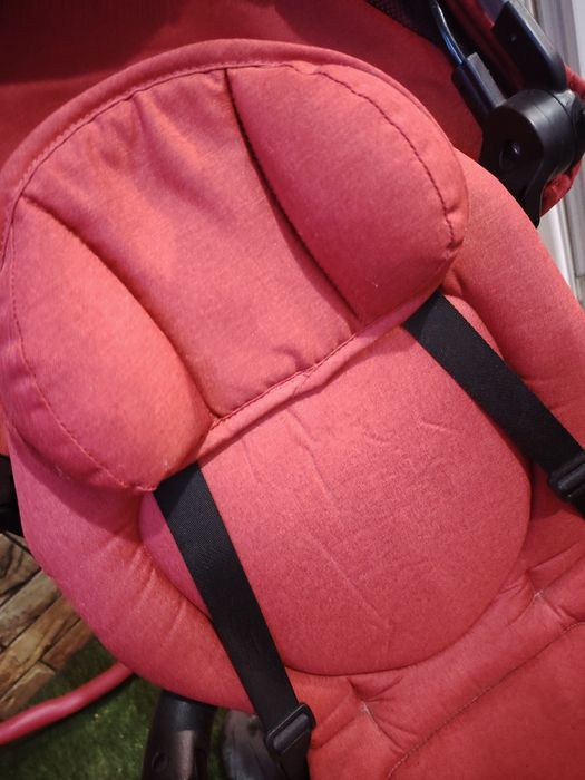 Детска триколка 4 в 1 QPlay Prime, червен цвят