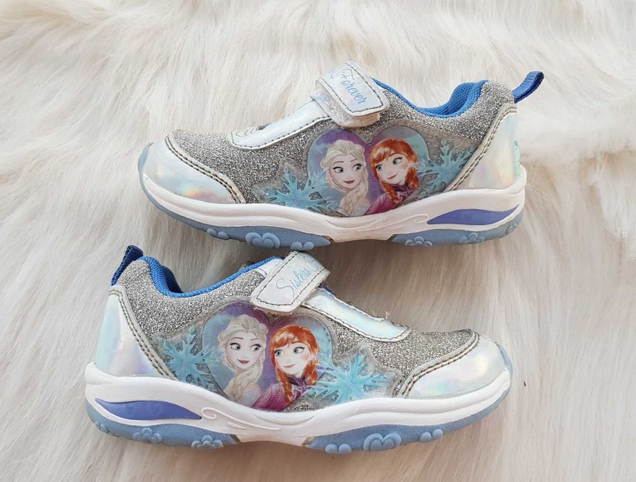 Детски маратонки на Disney Елза и Ана №24 - светещи