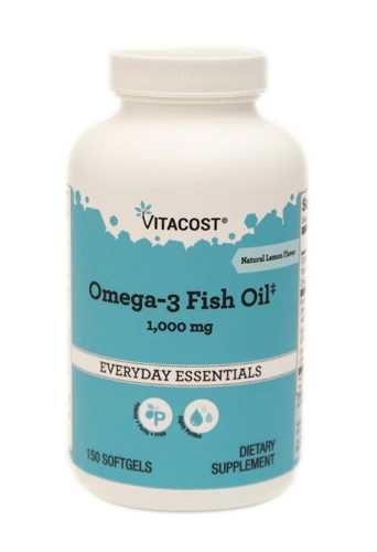 Рыбий жир/ Омега-3  Vitacost Omega-3 Fish Oil 1000 мг -150 шт США