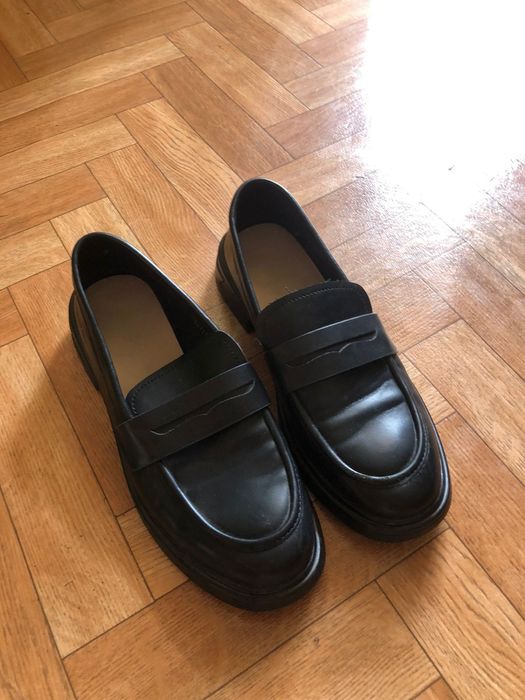 лоферы черный школьный