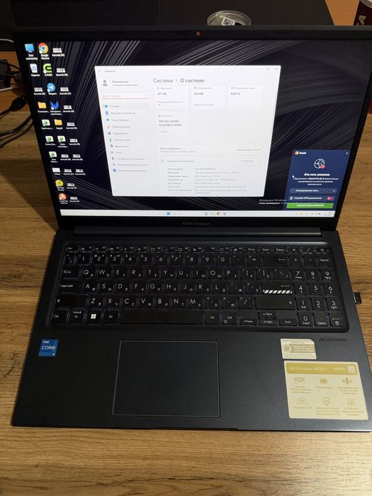 ASUS VivoBook X1504ZA noutbuki sotiladi (12-avlod Intel Core i5)