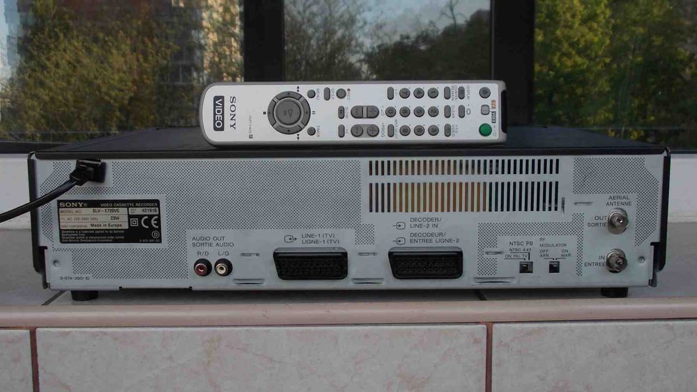 video Sharp Vc-Fh5 Sony slv-e720 JVC hr-s6611 hr-s5970
