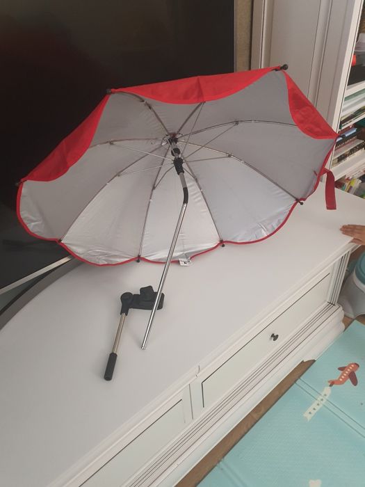 Umbrela soare / ploaie protecție UV rosie copii fetite universala