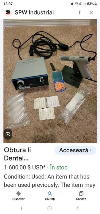 OBTURA II aparat dental in perfecta stare