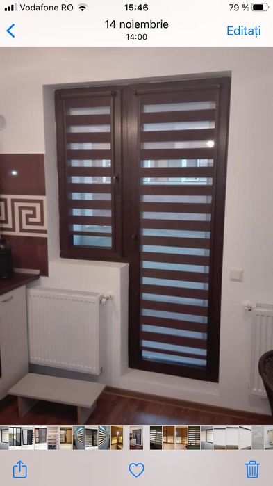 Jaluzel plisate    Rolete textile zebra