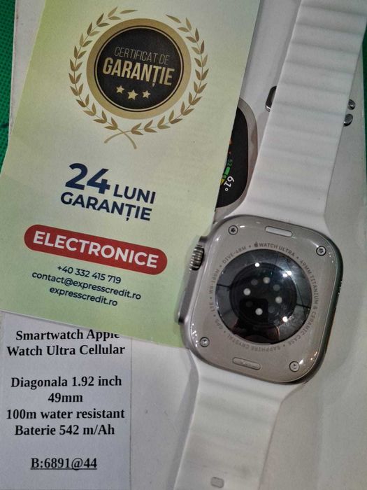 (AG44 B.6891) Smartwatch Apple watch Ultra Cellular (GARANTIE 24 LUNI)