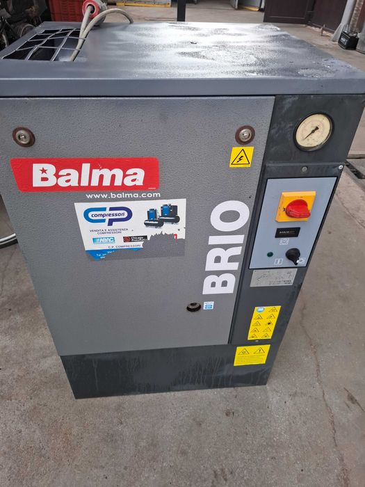 Compresor cu Surub Nuair, Balma si Germanos de 11 kw, 10 bar,AN 2016. 0RE 9970