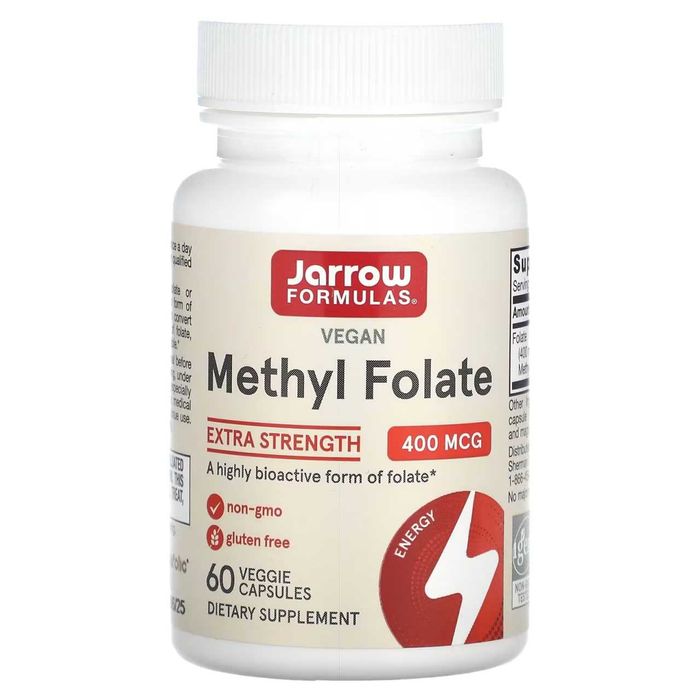 Жарров Метилфолат 400 мкг. Metilfolat 400 mсg. JARROW methyl folate