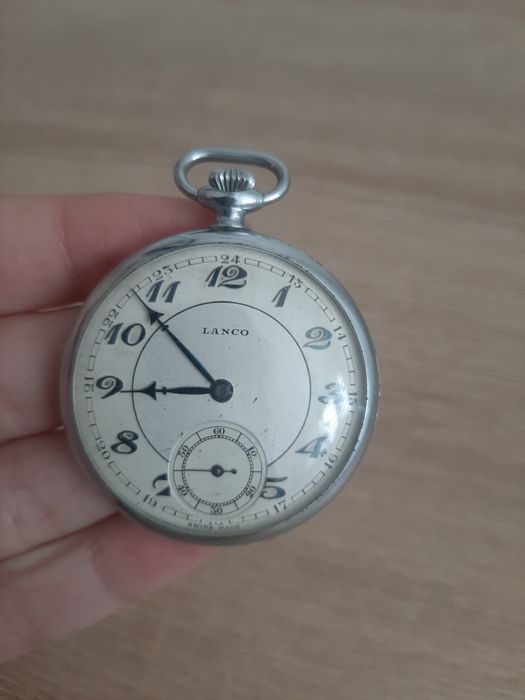 Ceas de buzunar LANCO, mecanic, Swiss Made - Vintage funcțional