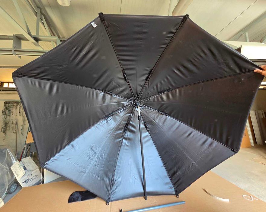 Риболовен чадър „Preston Space Maker Multi 50 Brolly“, с оригинален калъф и принадлежности
