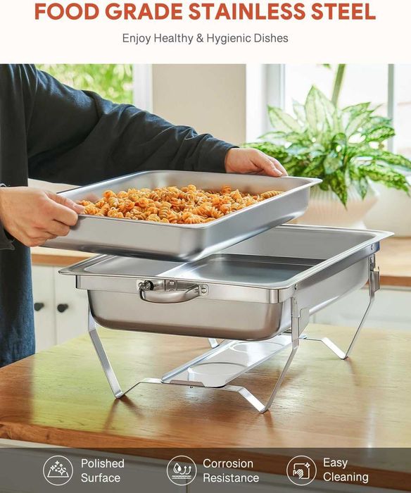 Set vase inox pentru mentinut mancarea calda, bufet, gratar evenimente