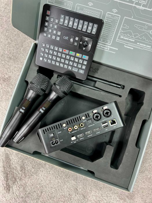 Комплект Профессиональная Караоке система AST ZOOM + колонки