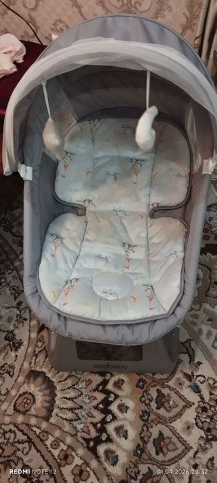 Шезлонг люлька новая