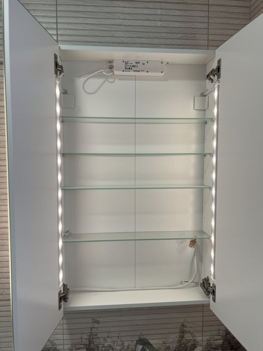 Шкав - Огледало с Осветление