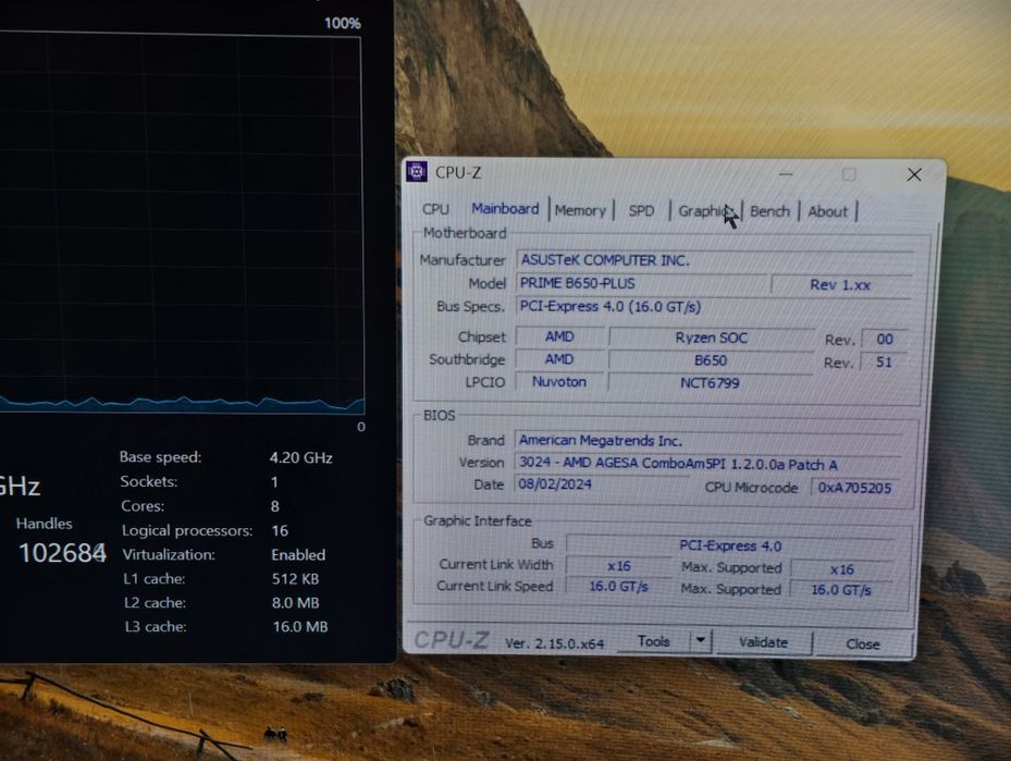 Ryzen 7 8700g + Asus Prime b650 plus + cooler