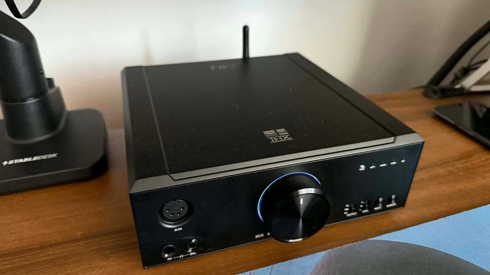 Amplificator+DAC căști Fiio K9 ES9068AS, XLR, BT, 2000mW, balansat