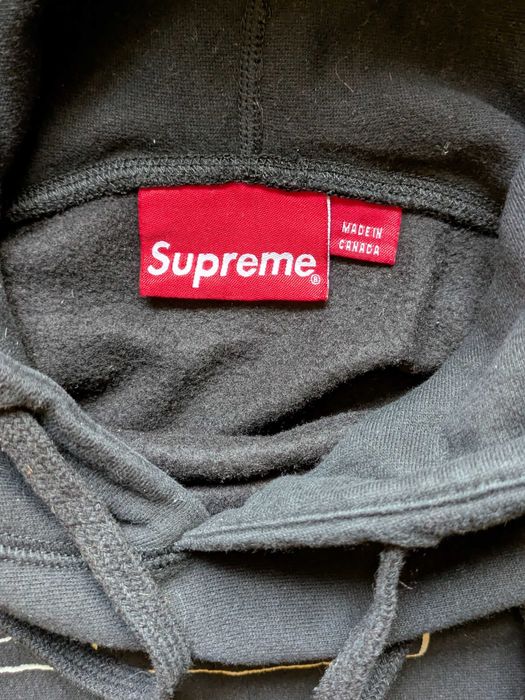 Supreme Kaws SS21 Chalk Box Logo Black Hoodie