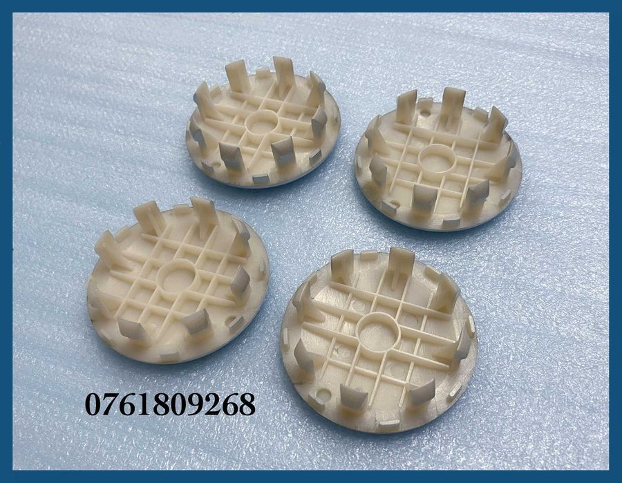 Set 4 capace argintii 58mm jante aliaj originale Kia