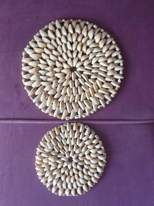 Подставки под чайник из ракушек