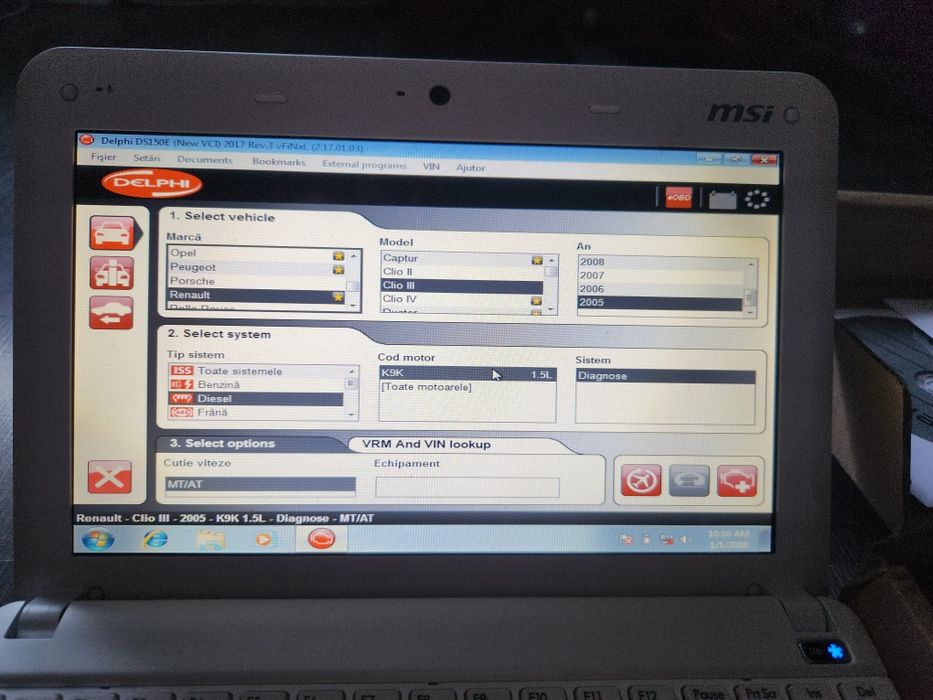 Tester Delphi Autocom 2021 nou+laptop