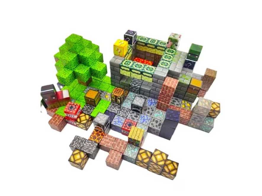 Магнитни кубчета Майнкрафт Minecraft Magnetic Blocks, Магнитен констру