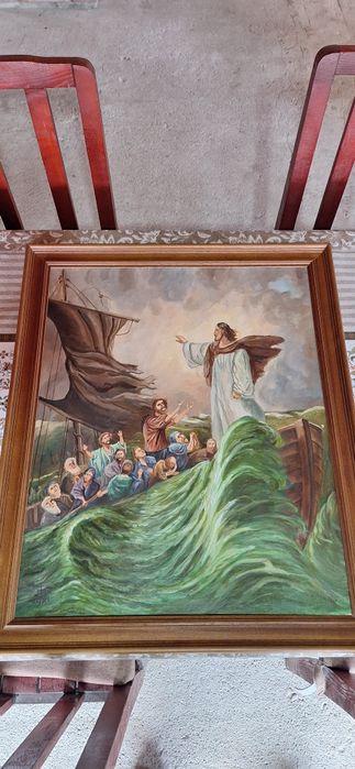 Tablou pictura panza în ulei