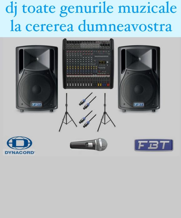 Dj toate genurile.separat și orchestra dacă doriți