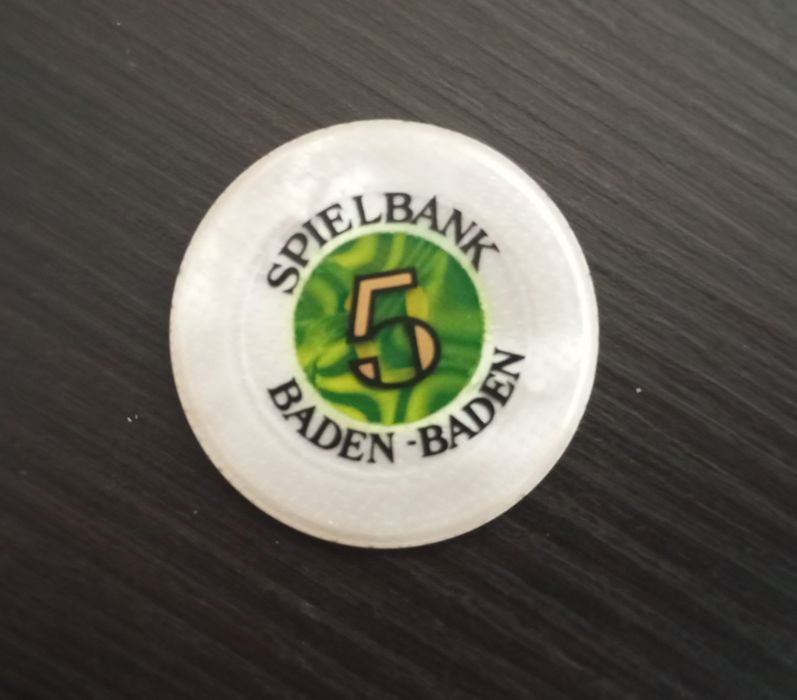 Жетон от казино в Баден-Баден На 30-40г.