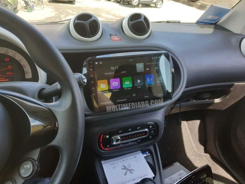 Smart Fortwo 2014 - 2020 Мултимедия Навигация Android