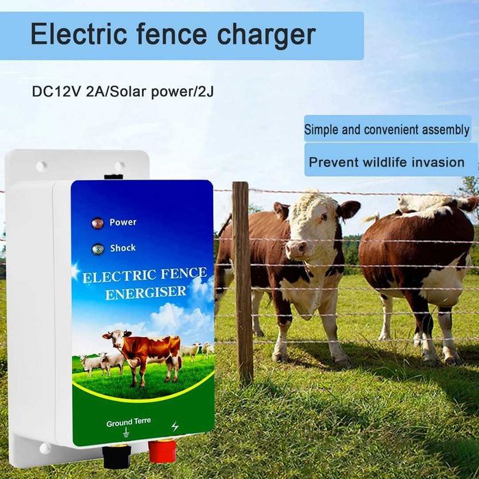 Gard electric, gard pentru fermă pentru, pentru oi, bovine, cai