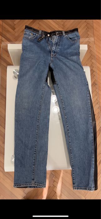 Яке и панталон от естествена кожа (S/M) + Бонус два панталона и колан