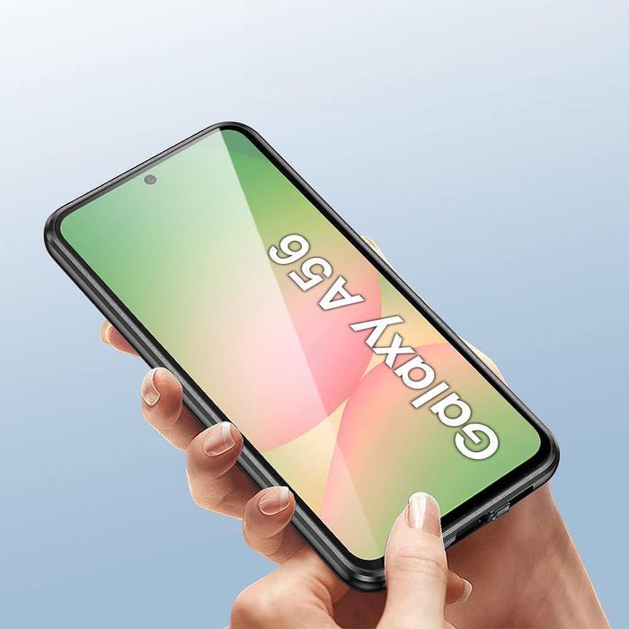 Двоен магнитен кейс за samsung galaxy a56 със защита на камерата