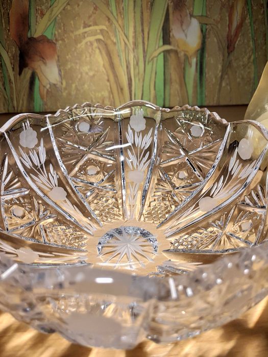 Хрустальные вазы СССР. Чехословакия. Винтаж.