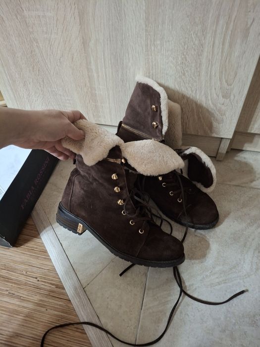 Ботинки зимние р 38