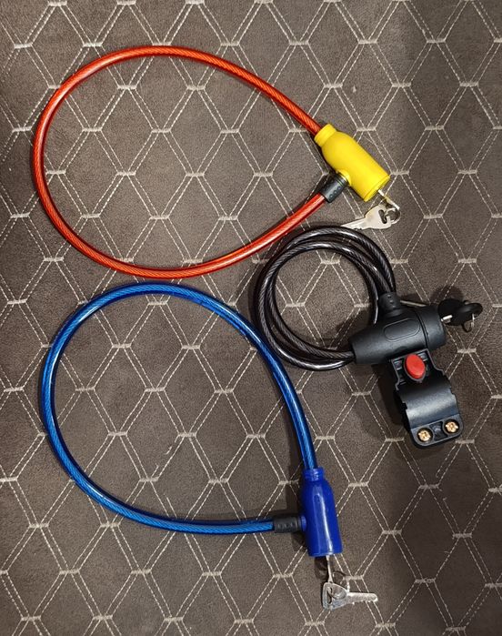 Замок велосипедный с тросом