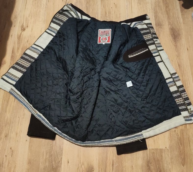 Geaca Key Largo din lână și piele mărimea L/XL