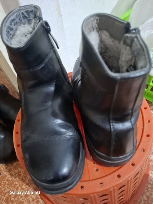 Сапоги  для мальчика 31 размер шерсть внутр. Натуральный